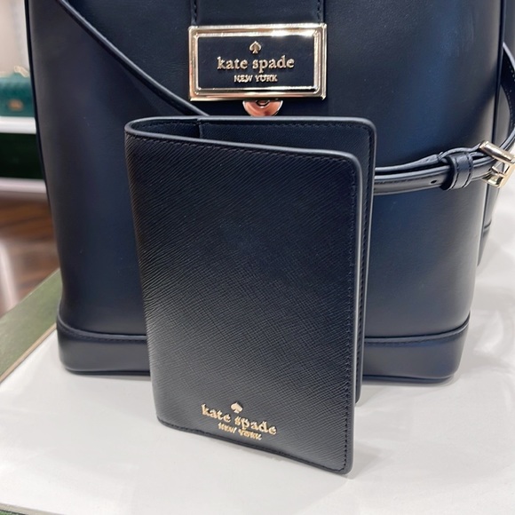 Kate Spade Madison Leather Passport Holder, Crush Proof, Black
NWT - Picture 4 of 16